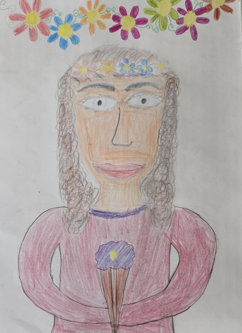 Portret Fridy Khalo meksykańskiej malarki - kl.IVb