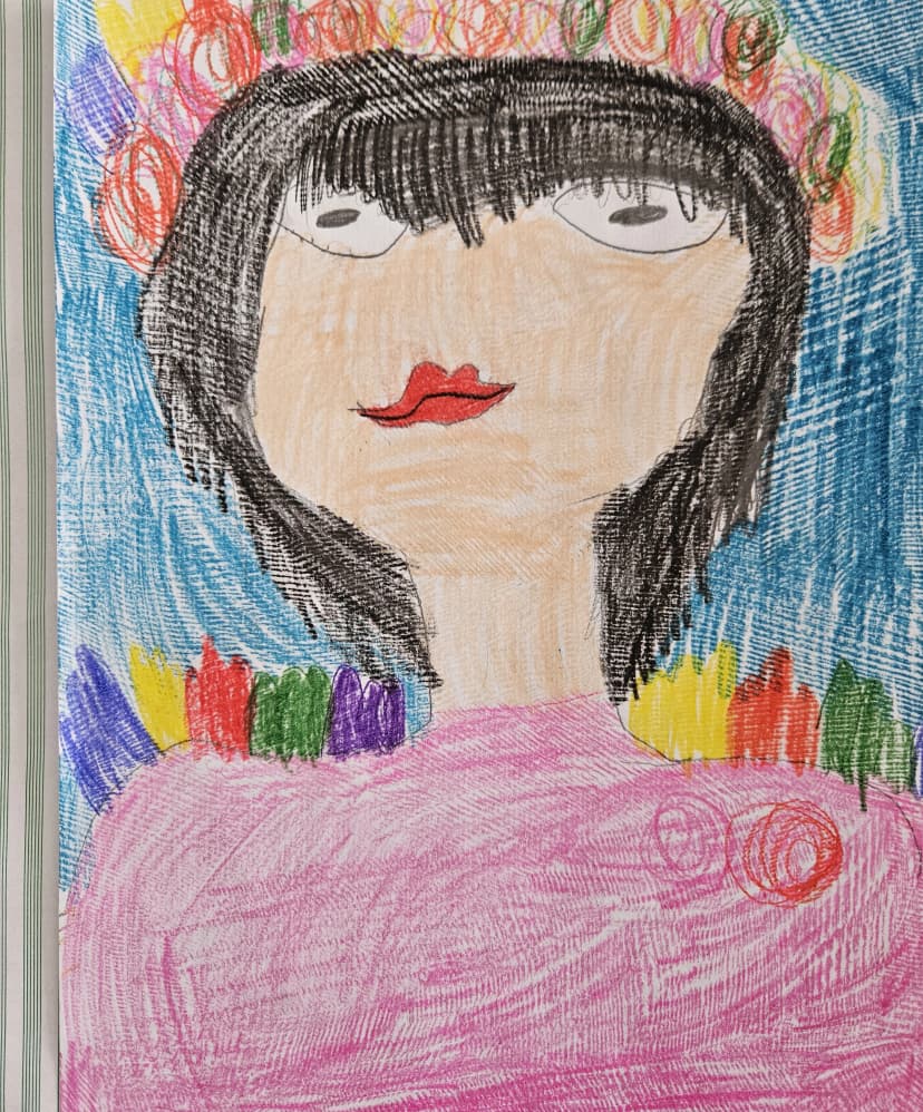 Portret Fridy Khalo meksykańskiej malarki - kl.IVb