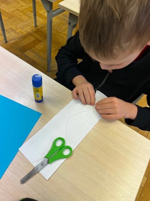 1a wywołuje zimę - edukacja plastyczna