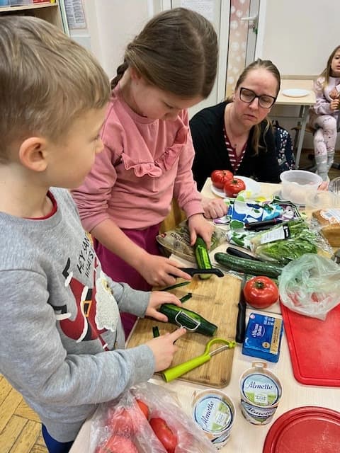 Poznajemy smaki - język angielski w klasie 1a