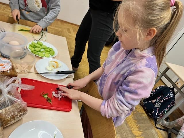 Poznajemy smaki - język angielski w klasie 1a