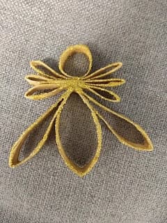 Złote anioły tuż przed Świętami Bożego Narodzenia