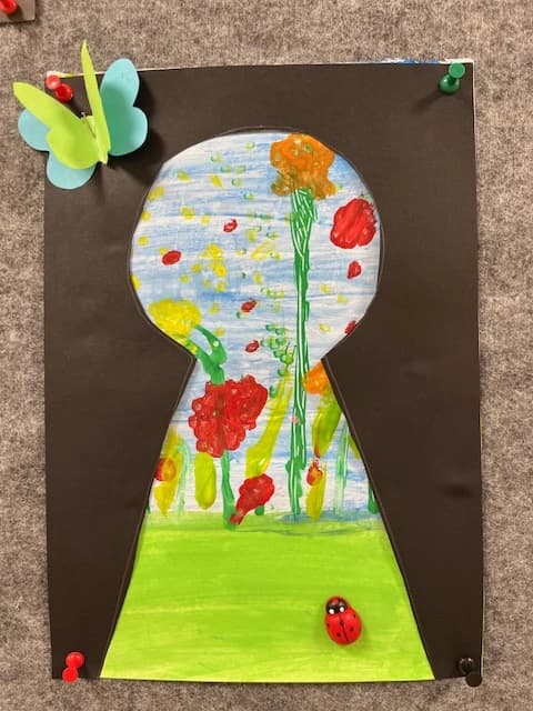 Podglądamy wiosnę - artystycznie w 1a