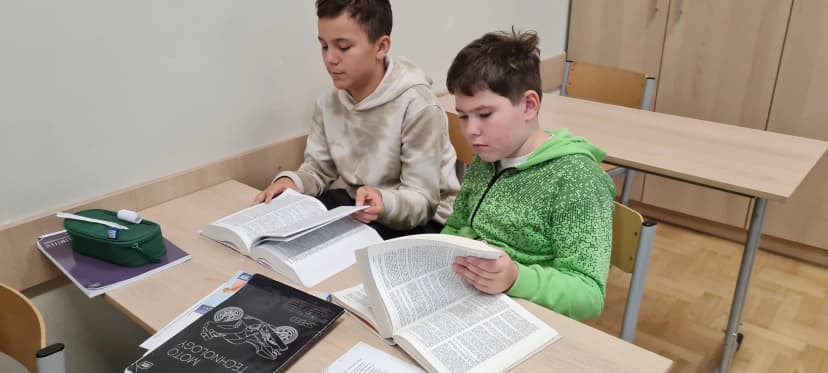 Klasa 6 a - Praca ze słownikami