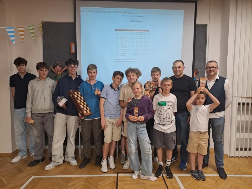 Szkolny turniej szachowy.