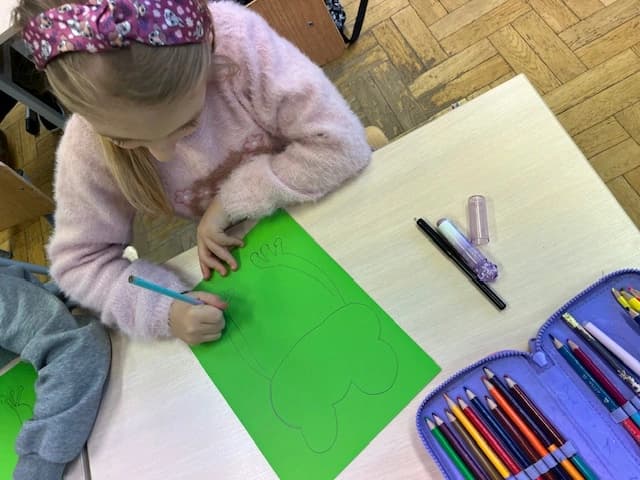 Światowy Dzień Żaby w klasie 1a