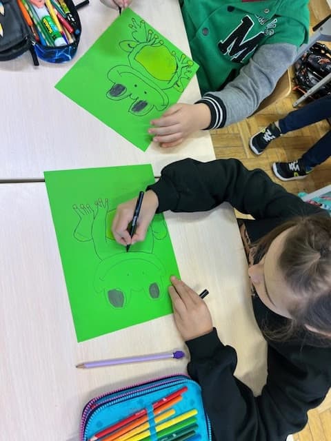 Światowy Dzień Żaby w klasie 1a