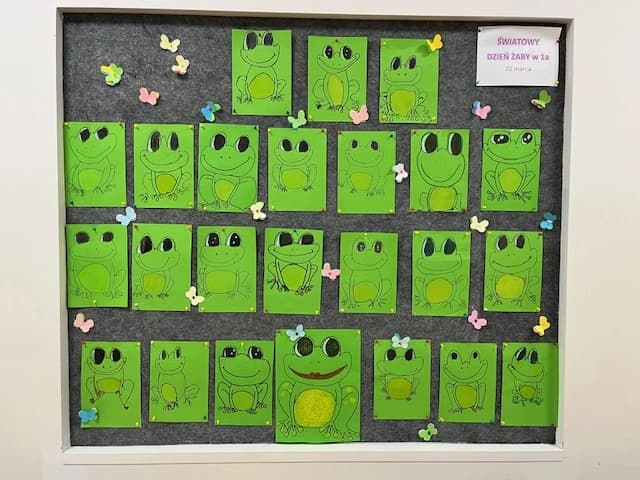 Światowy Dzień Żaby w klasie 1a
