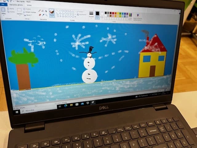 Informatyka w 1a - zima w Paincie