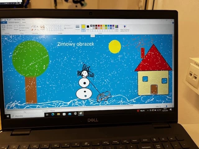 Informatyka w 1a - zima w Paincie