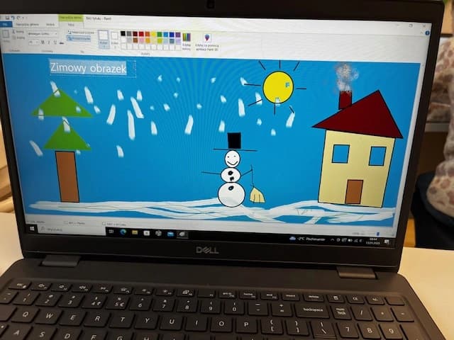 Informatyka w 1a - zima w Paincie
