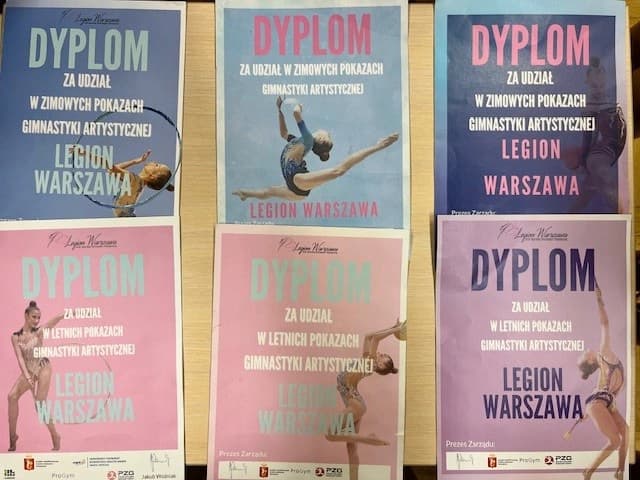 Nasz gimnastyczny talent - Julia z 1a. Brawo Jula!