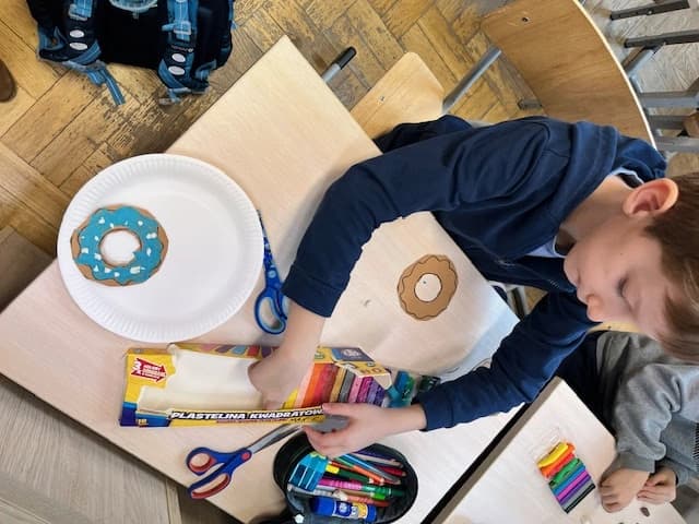 Przygotowania do tłustego czwartku w 1a