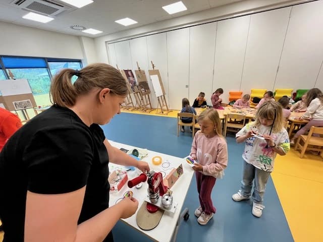 Klasa 1a na kreatywno-sportowych warsztatach w Młodzieżowym Domu Kultury Wilanów