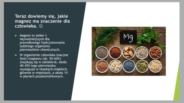 Wiem co jem-PREZENTACJA O MAGNEZIE