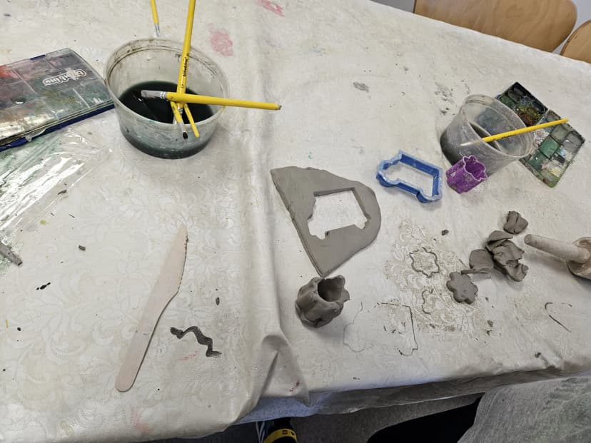 Zajęcia plastyczne z Panią Dorotką Dragan.