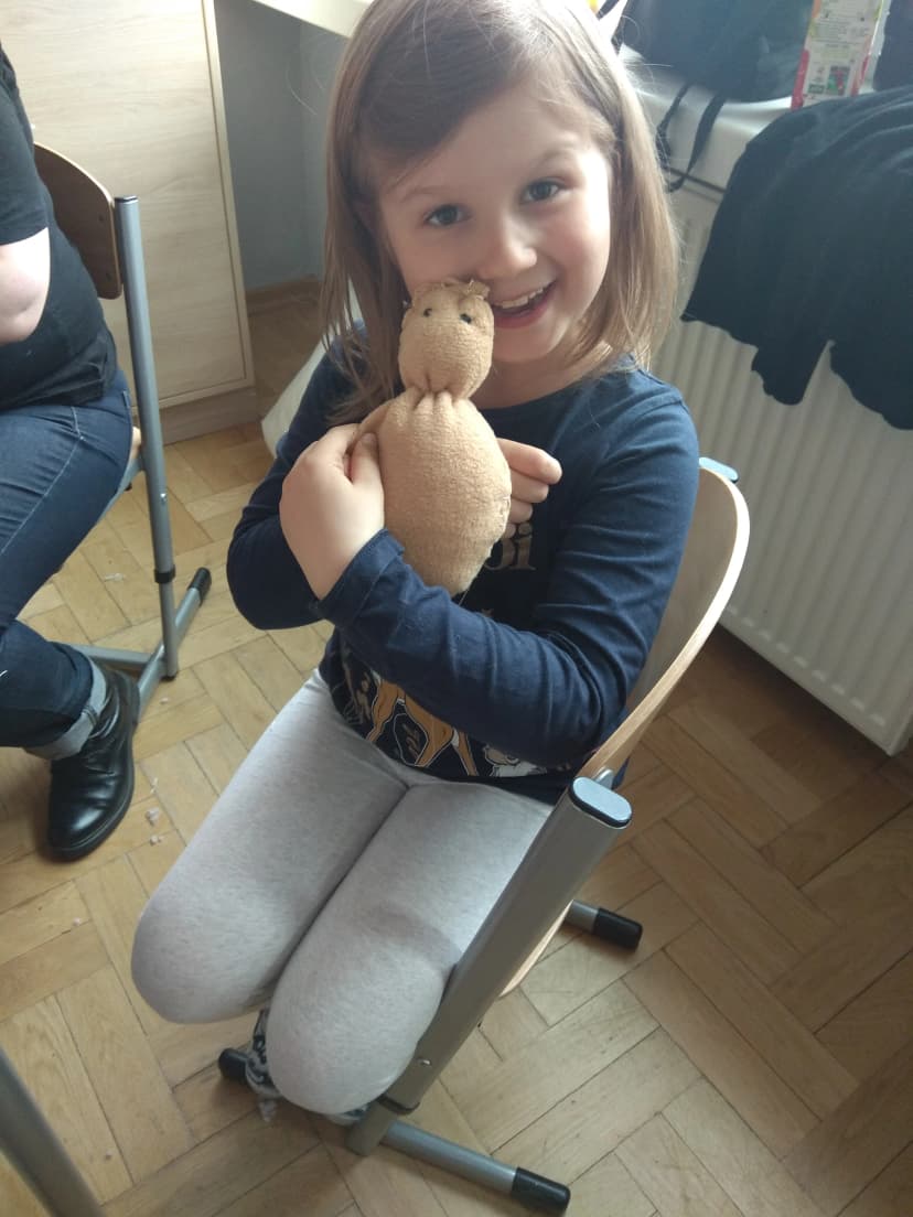 Przytulanki powstały pod okiem pani Agnieszki