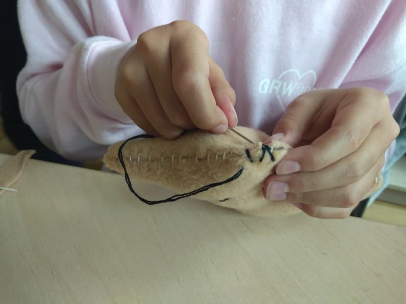 Przytulanki powstały pod okiem pani Agnieszki