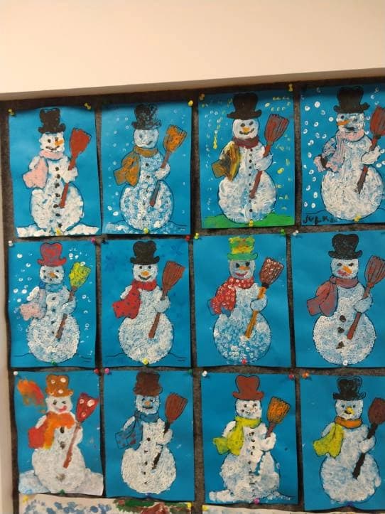 Zajęcia plastyczne na świetlicy.