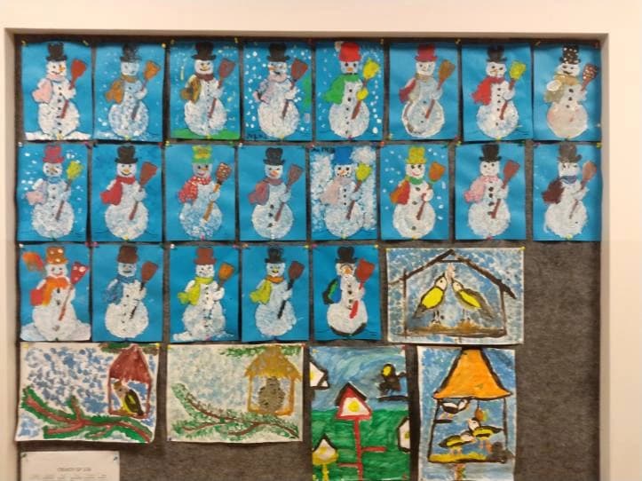 Zajęcia plastyczne na świetlicy.