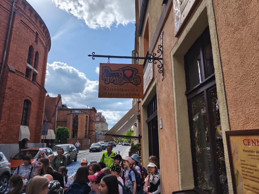 Klasa 4 a i 4 b w Toruniu