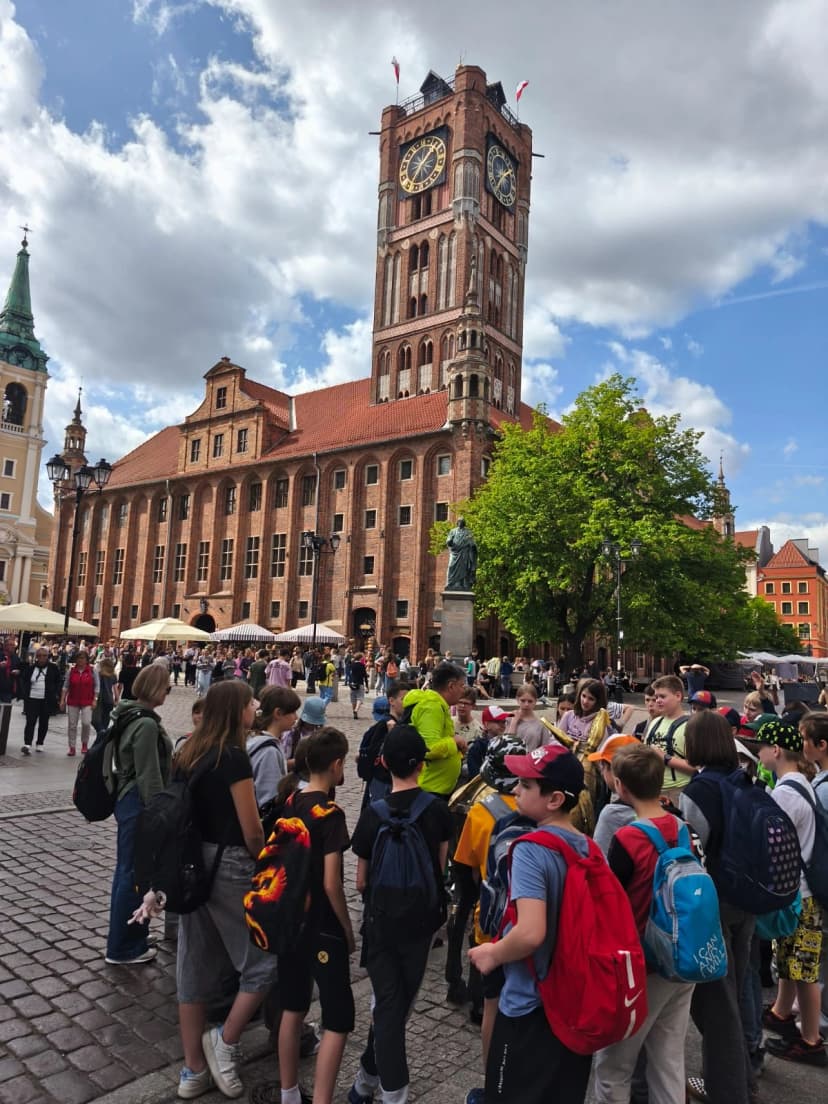 Klasa 4 a i 4 b w Toruniu