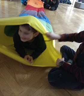 Po feriach klocki i tunel animacyjny