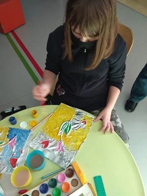 Przedwiośnie w świetlicy szkolnej...