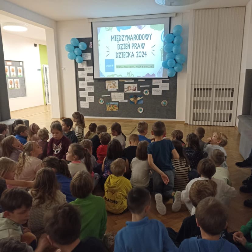 Międzynarodowy Dzień Praw Dziecka w SP104 z Unicef
