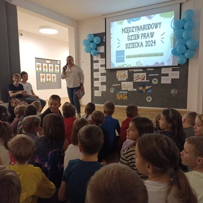 Międzynarodowy Dzień Praw Dziecka w SP104 z Unicef