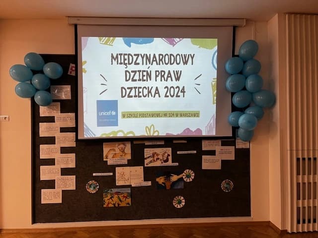 Międzynarodowy Dzień Praw Dziecka w SP104 z Unicef