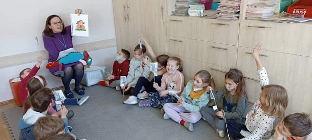 Klasa 1b spotyka się z kameleonem Leonem