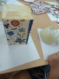 Zajęcia techniką decoupage