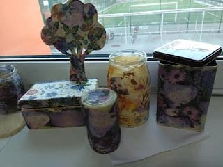 Zajęcia techniką decoupage