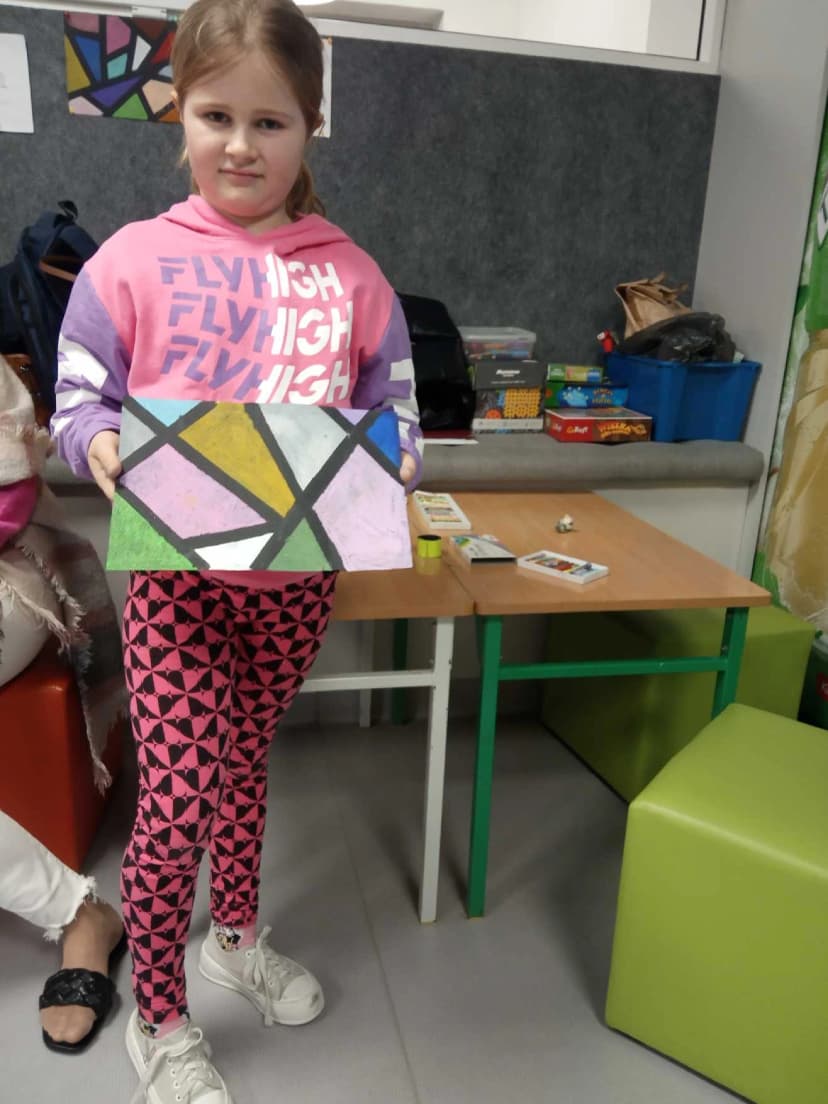 Kreatywne zajęcia z panią Bogusią.