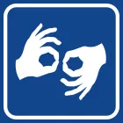 Symbol języka migowego