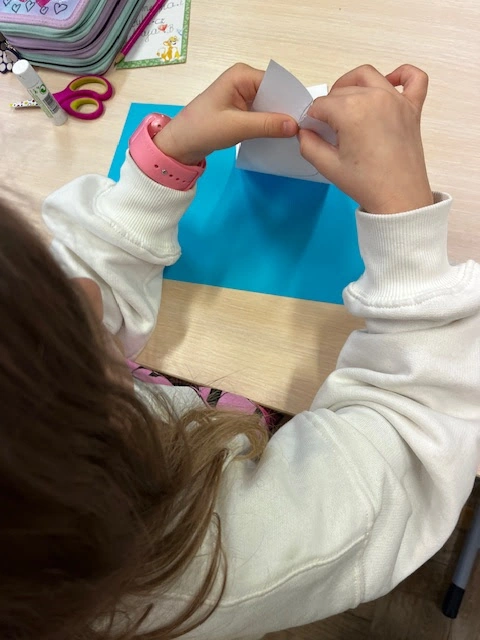 1a wywołuje zimę - edukacja plastyczna - zdjęcie 3