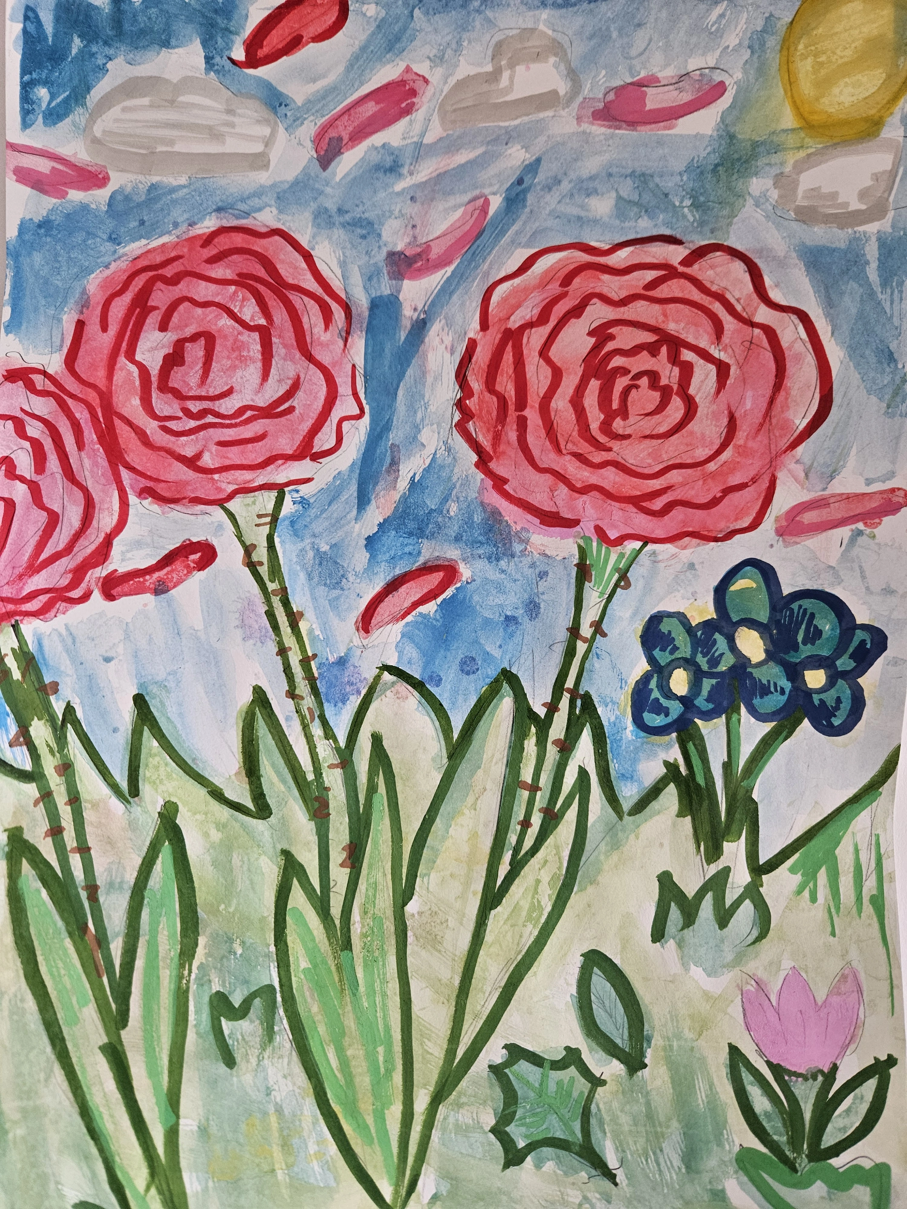 Kwiaty w wazonie kl.Va Vb IVb - zdjęcie 2