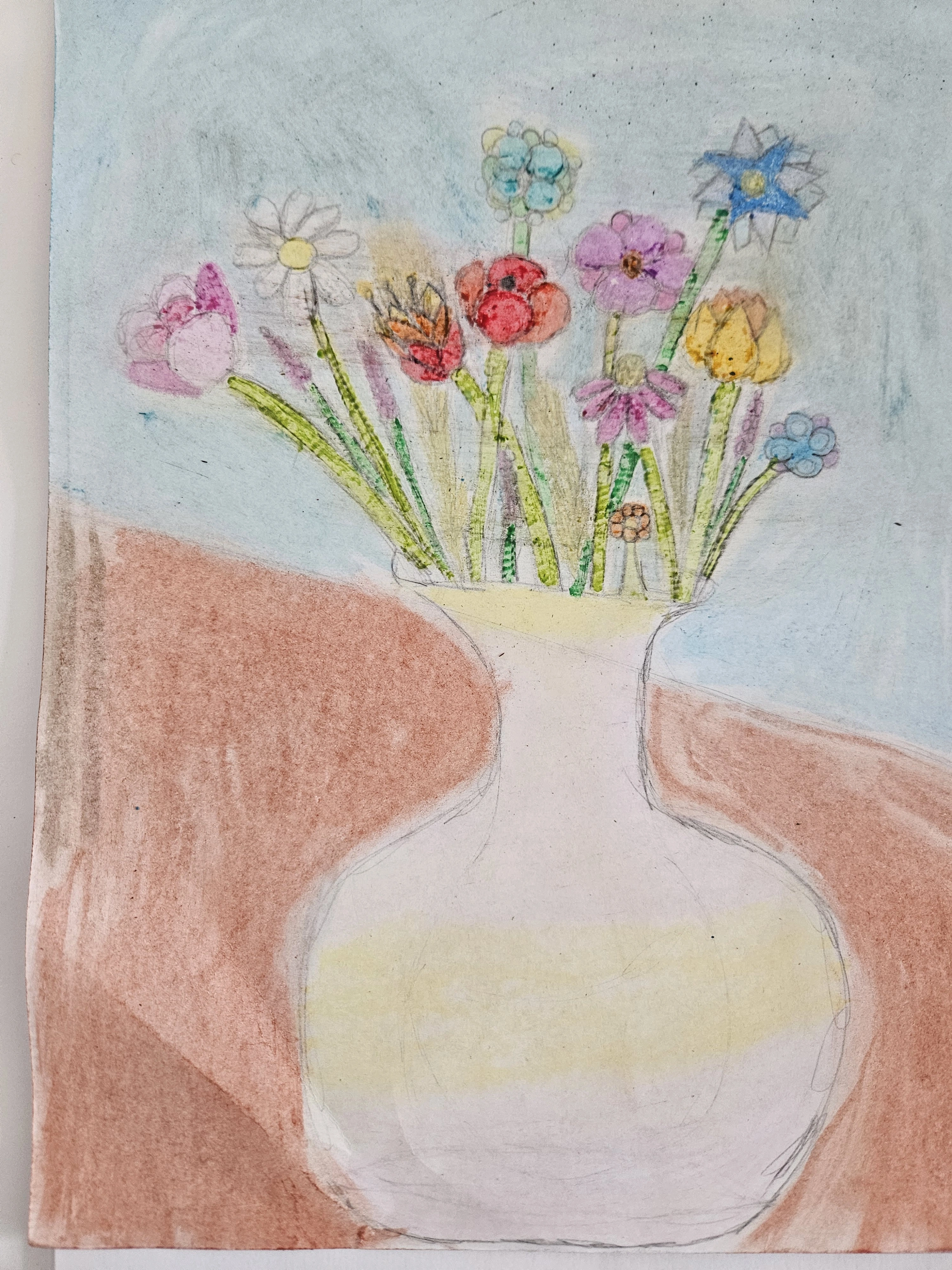 Kwiaty w wazonie kl.Va Vb IVb - zdjęcie 4