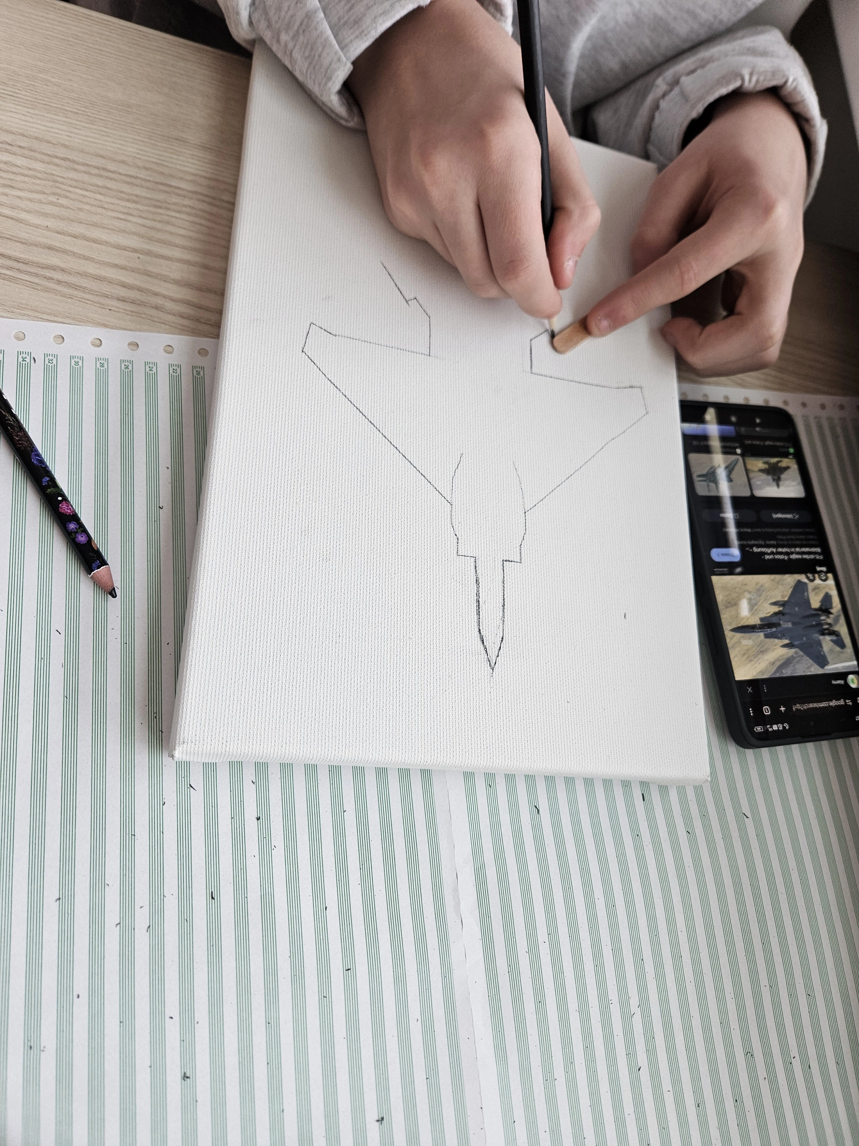 Malowanie akrylami na płótnie kl.VIIa VIIb - zdjęcie 5