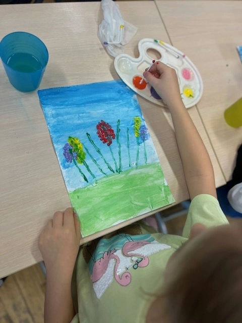 Podglądamy wiosnę - artystycznie w 1a - zdjęcie 6