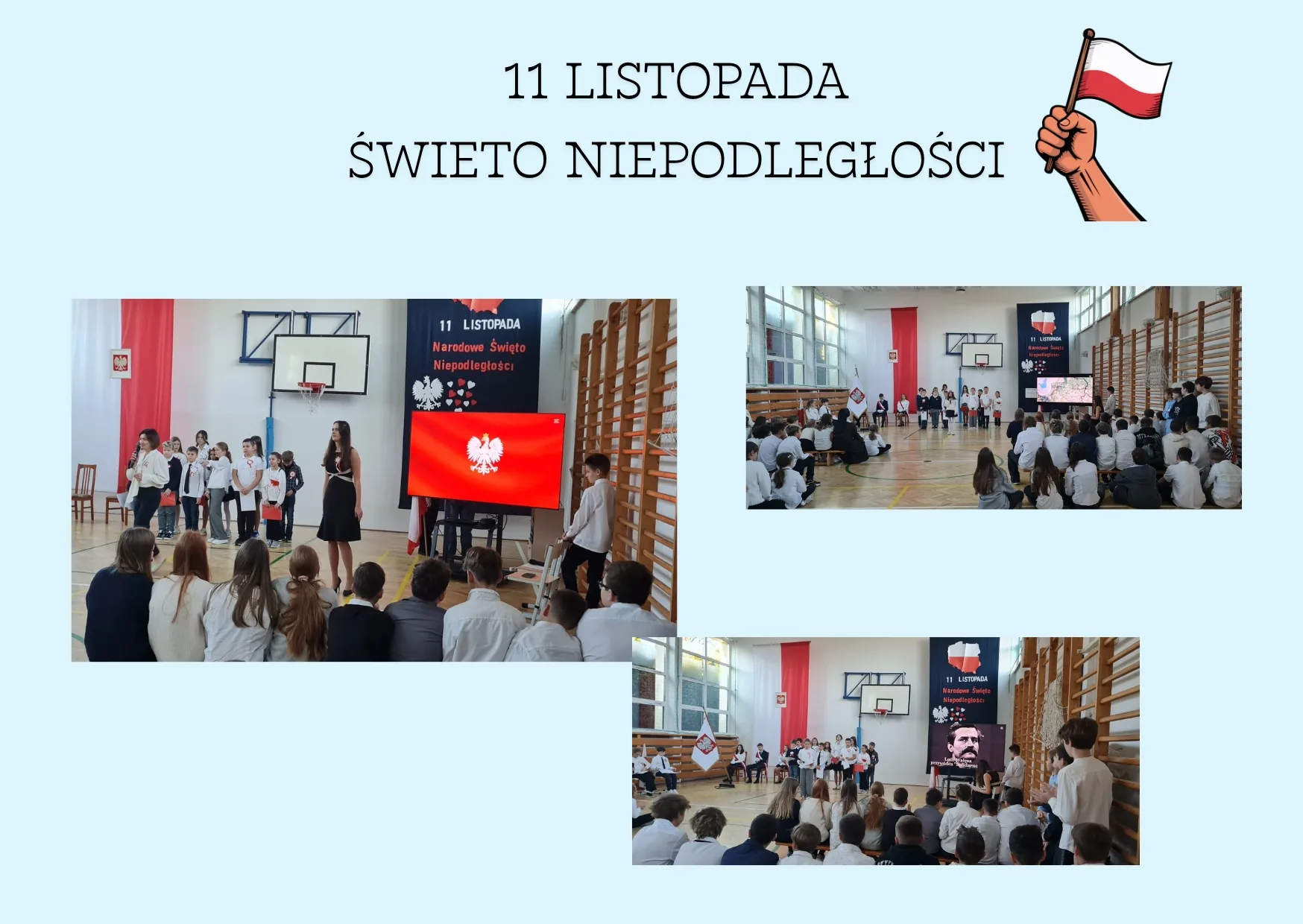 Obchody Święta Niepodległości – koncert i apel, szkoła do hymnu - zdjęcie 2