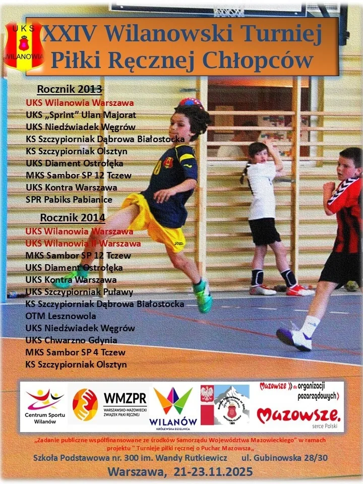 XXIV Wilanowski Turniej Piłki Ręcznej Chłopców - zdjecie 1