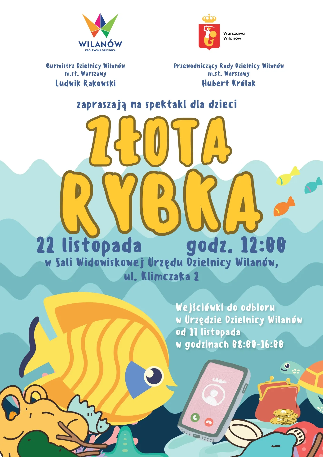 SPEKTAKL DLA DZIECI: ZŁOTA RYBKA" - zdjecie 1