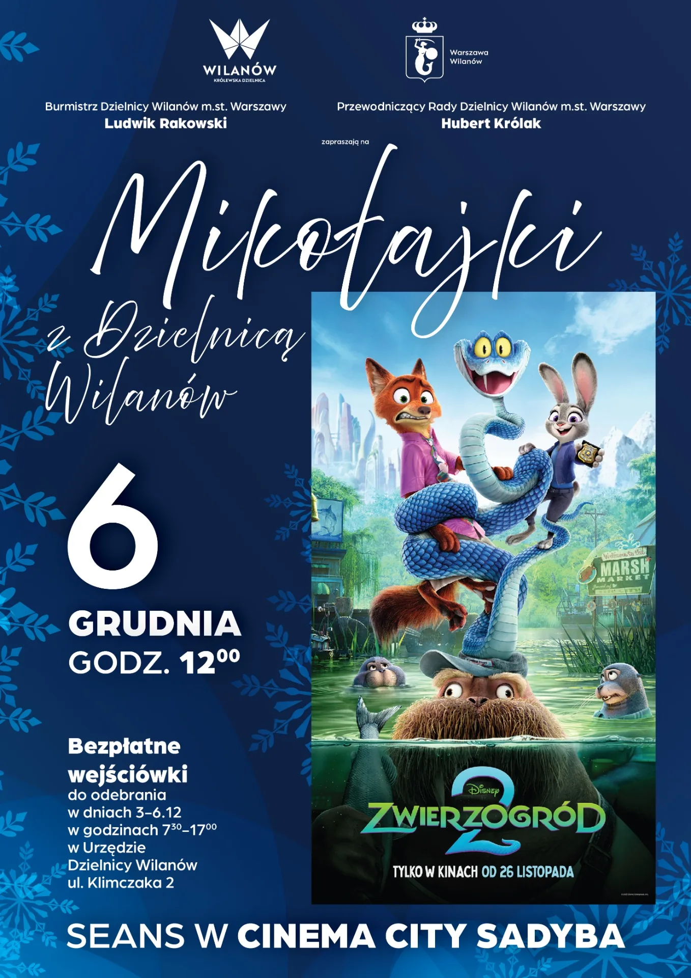 Mikołajkowa projekcja filmu "Zwierzogród 2" - zdjecie 1