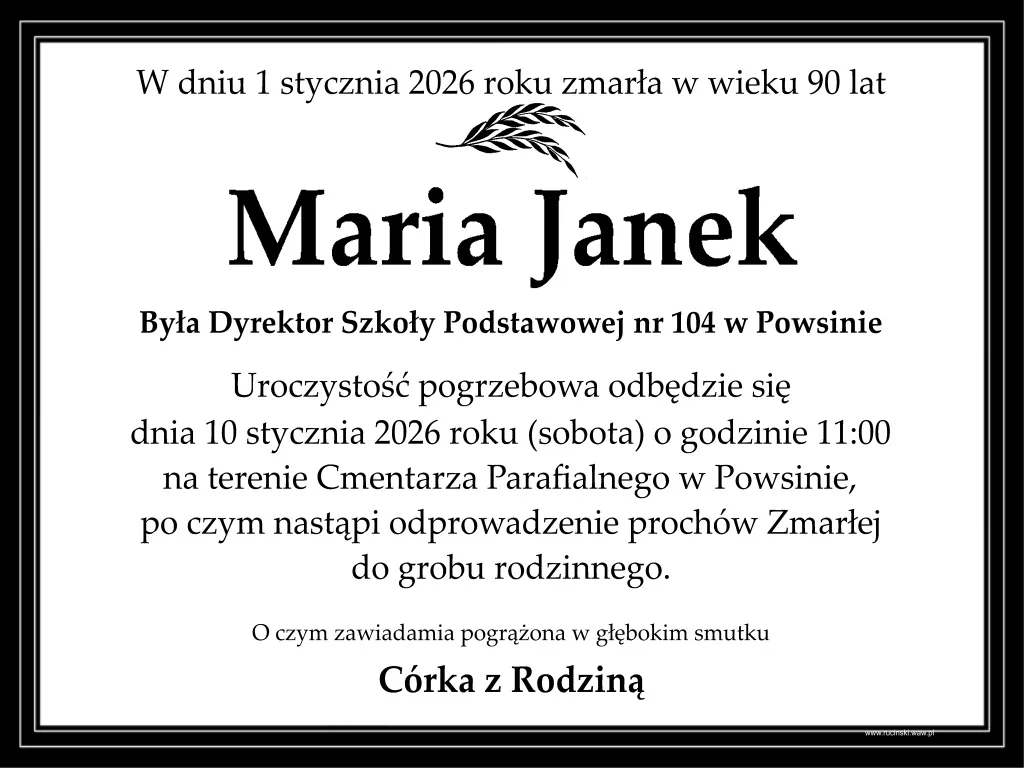 Z głębokim smutkiem zawiadamiamy. - zdjecie 1